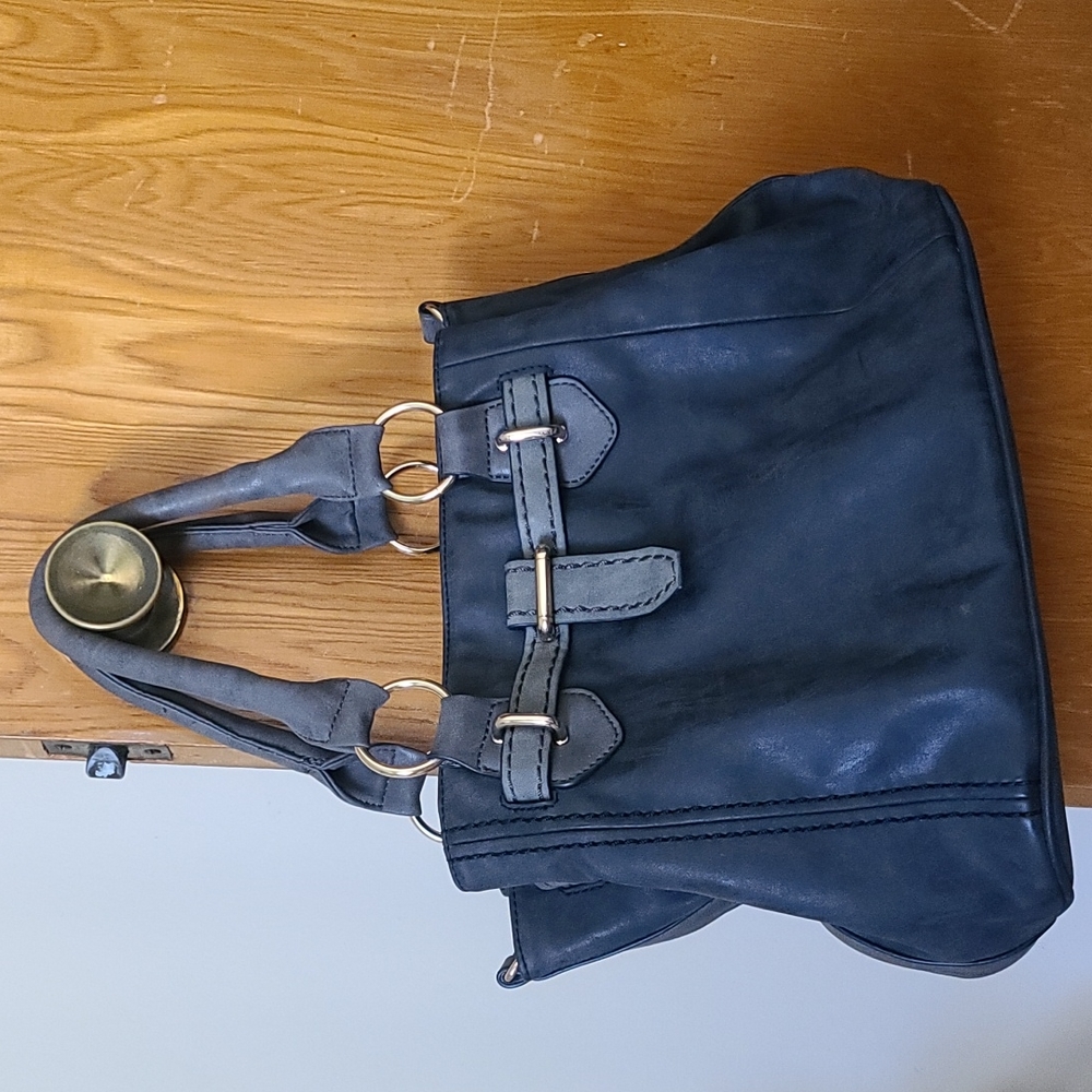 Louis Cardy Blue Gray HandBag